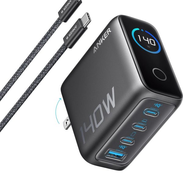 شارژر دیواری 140 وات انکر مدل Anker Laptop Charger B2697