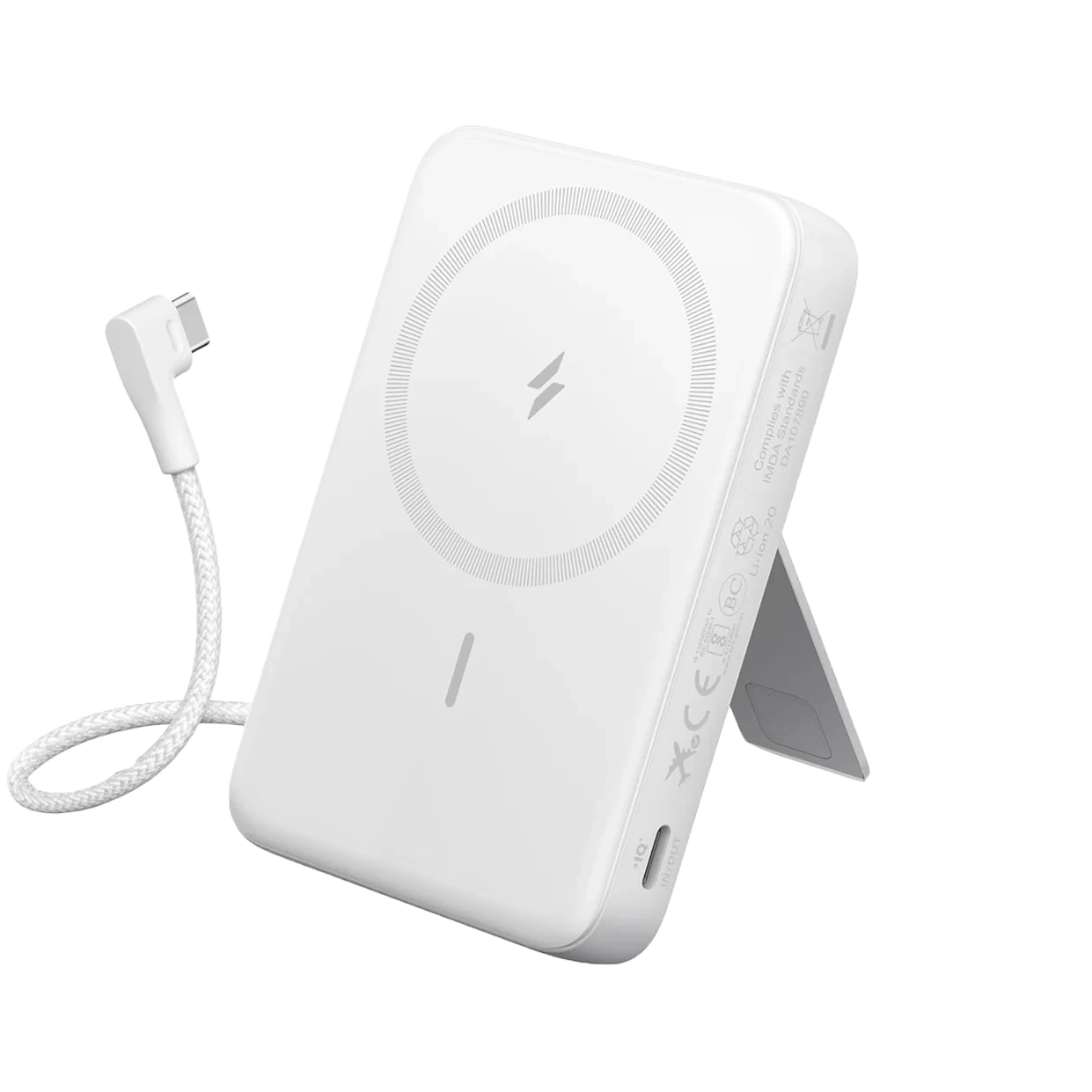 پاوربانک انکر مدل Zolo Magnetic A1685 ظرفیت 10000 میلی آمپر توان 30 وات