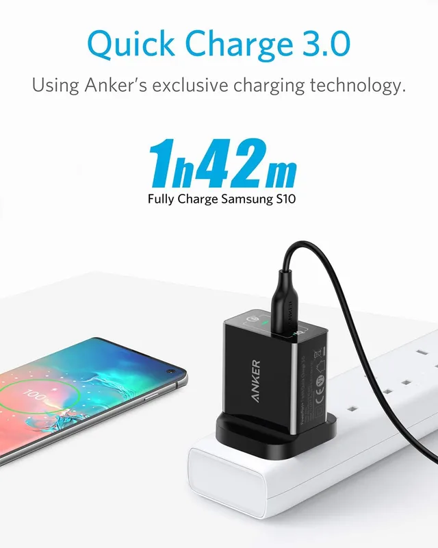 شارژر دیواری انکر 18 وات PowerPort+1 مدلA2013