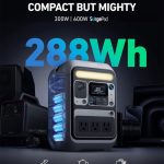نیروگاه همراه انکر Anker SOLIX C300X(AC PLUG)Portable Power Stationمدل A1723