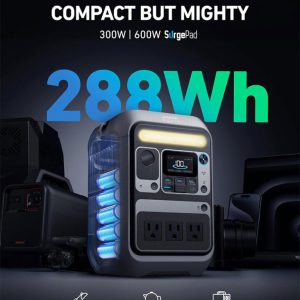 نیروگاه همراه انکر Anker SOLIX C300X(AC PLUG)Portable Power Stationمدل A1723