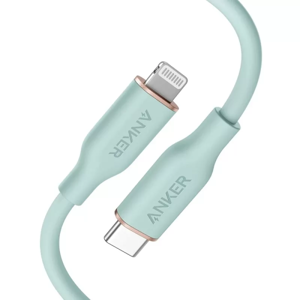 کابل شارژ تایپ سی به لایتنینگ انکر A8662 PowerLine III Flow 90cm